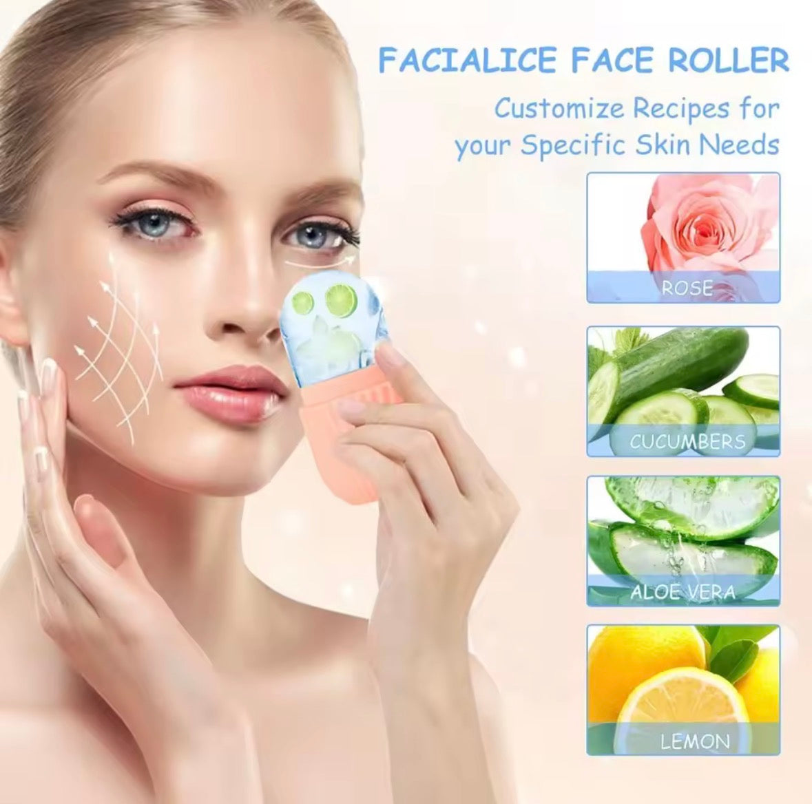 Face massager 3 pc set
