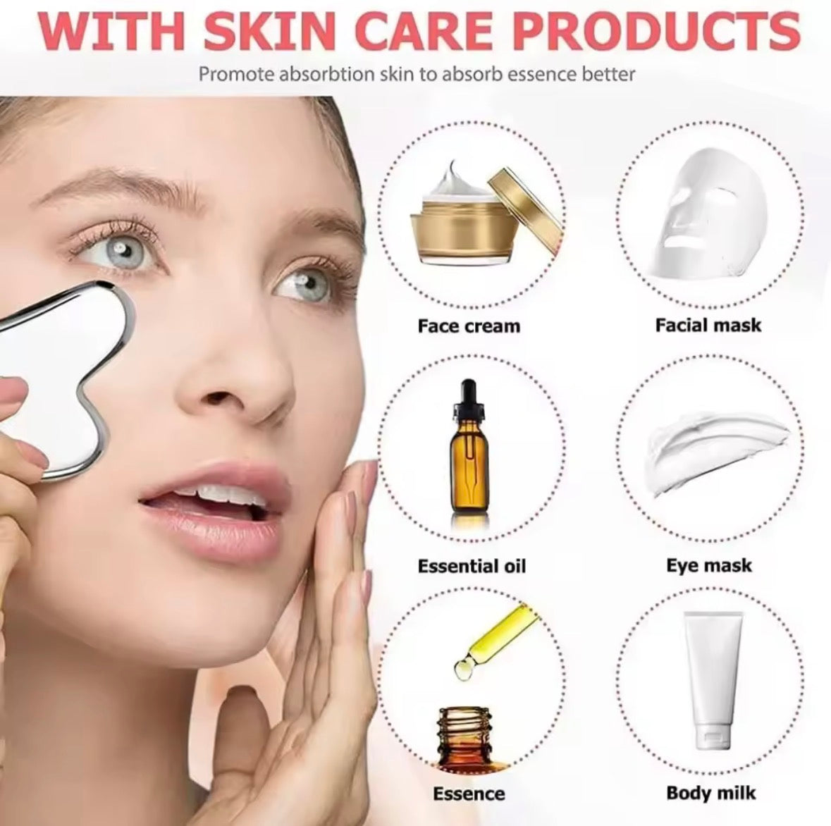 Face massager 3 pc set