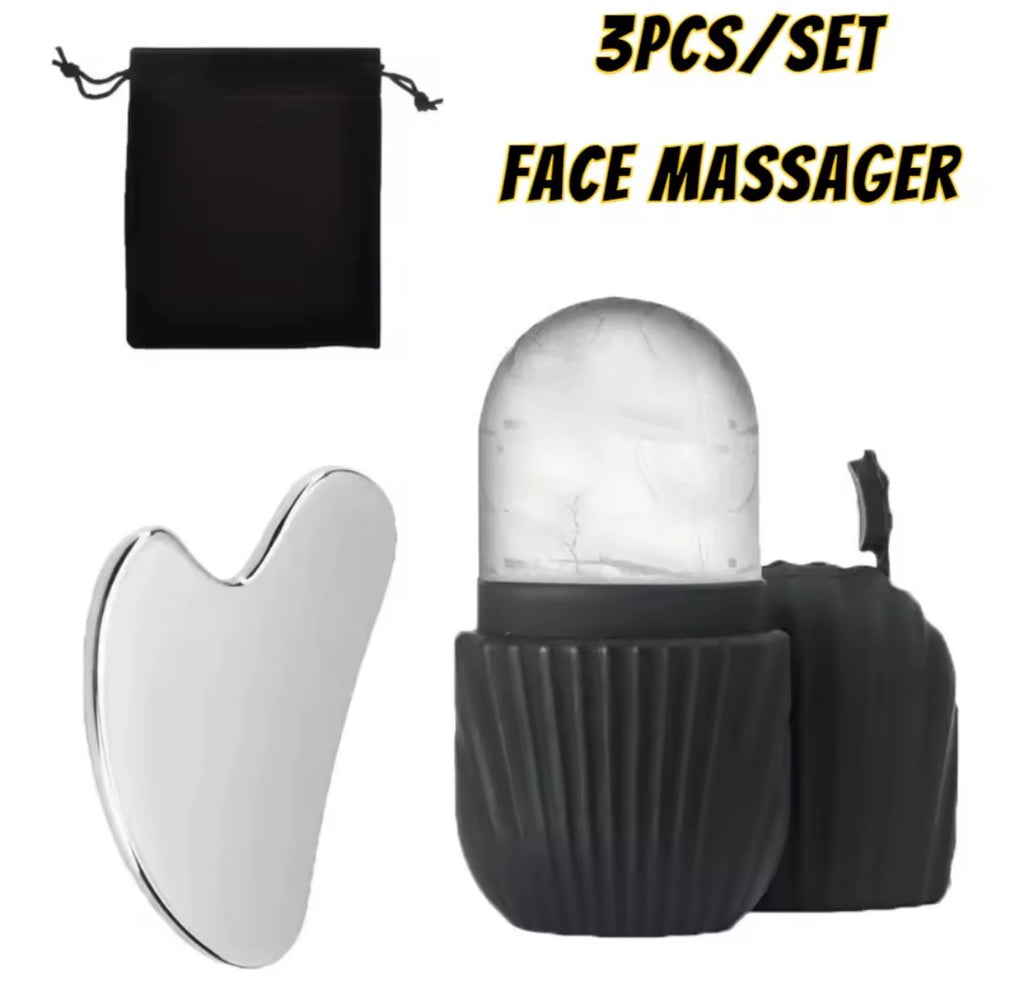 Face massager 3 pc set