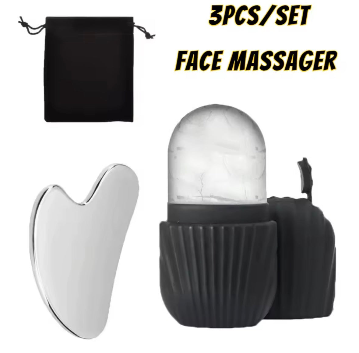 Face massager 3 pc set